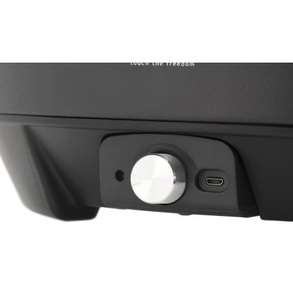 Επιτραπέζια ψησταριά με κάρβουνα, 4xAA/USB, μαύρο