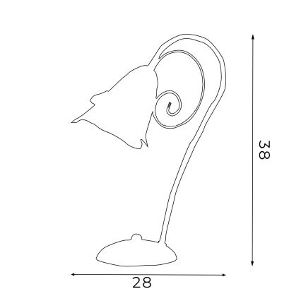 Επιτραπέζιο φως KOKARDA 1xE14/60W/230V