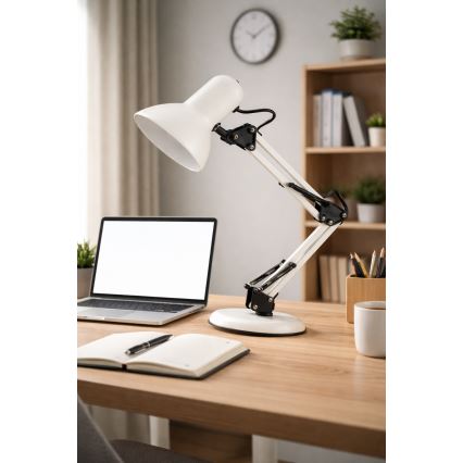 Επιτραπέζιο φωτιστικό 1xE14/25W/230V λευκό