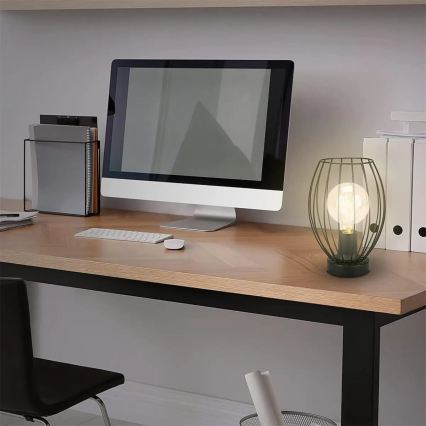 Επιτραπέζιο φωτιστικό 1xE27/25W/230V μαύρο