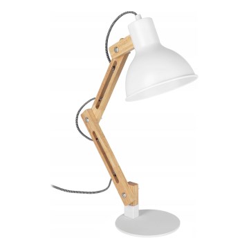 Επιτραπέζιο φωτιστικό 1xE27/40W/230V λευκό