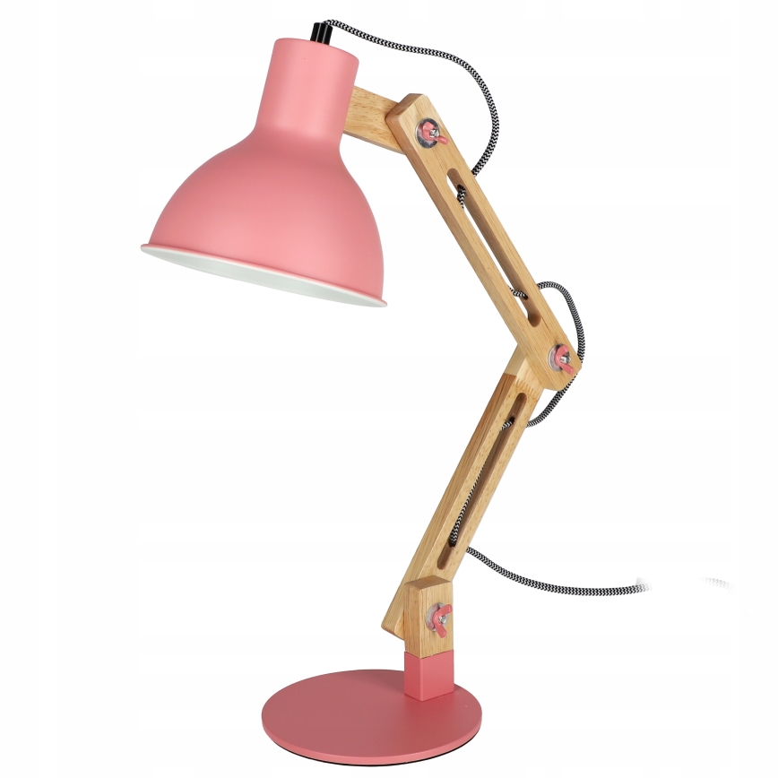 Επιτραπέζιο φωτιστικό 1xE27/40W/230V ροζ