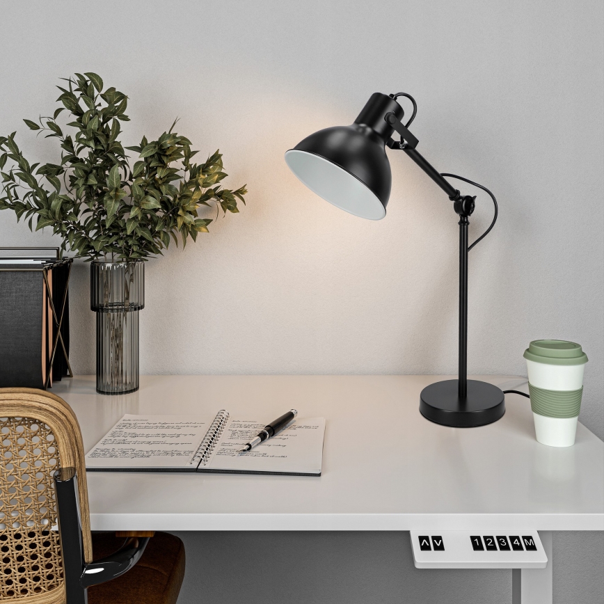 Επιτραπέζιο φωτιστικό 1xE27/40W/230V μαύρο