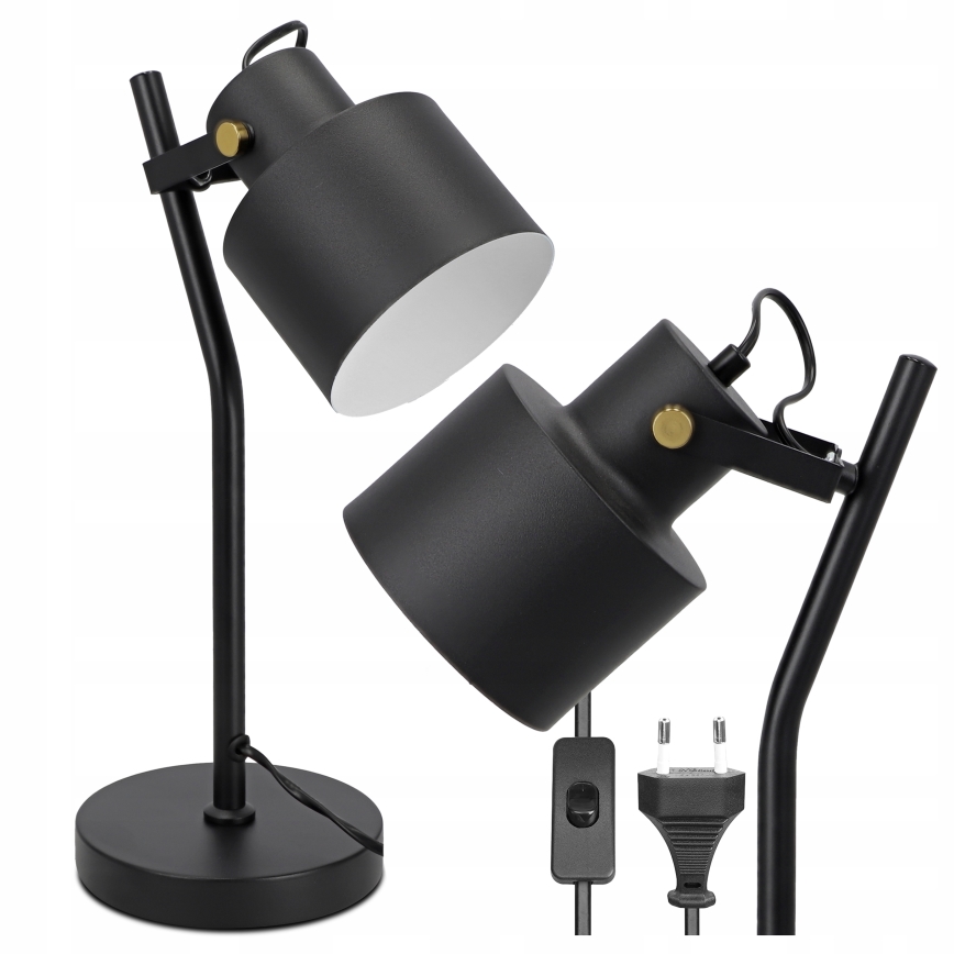 Επιτραπέζιο φωτιστικό 1xE27/40W/230V μαύρο