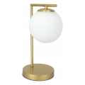 Επιτραπέζιο φωτιστικό 1xE27/40W/230V χρυσό/λευκό