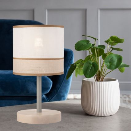 Επιτραπέζιο φωτιστικό ANDREA 1xE27/60W/230V οξιά