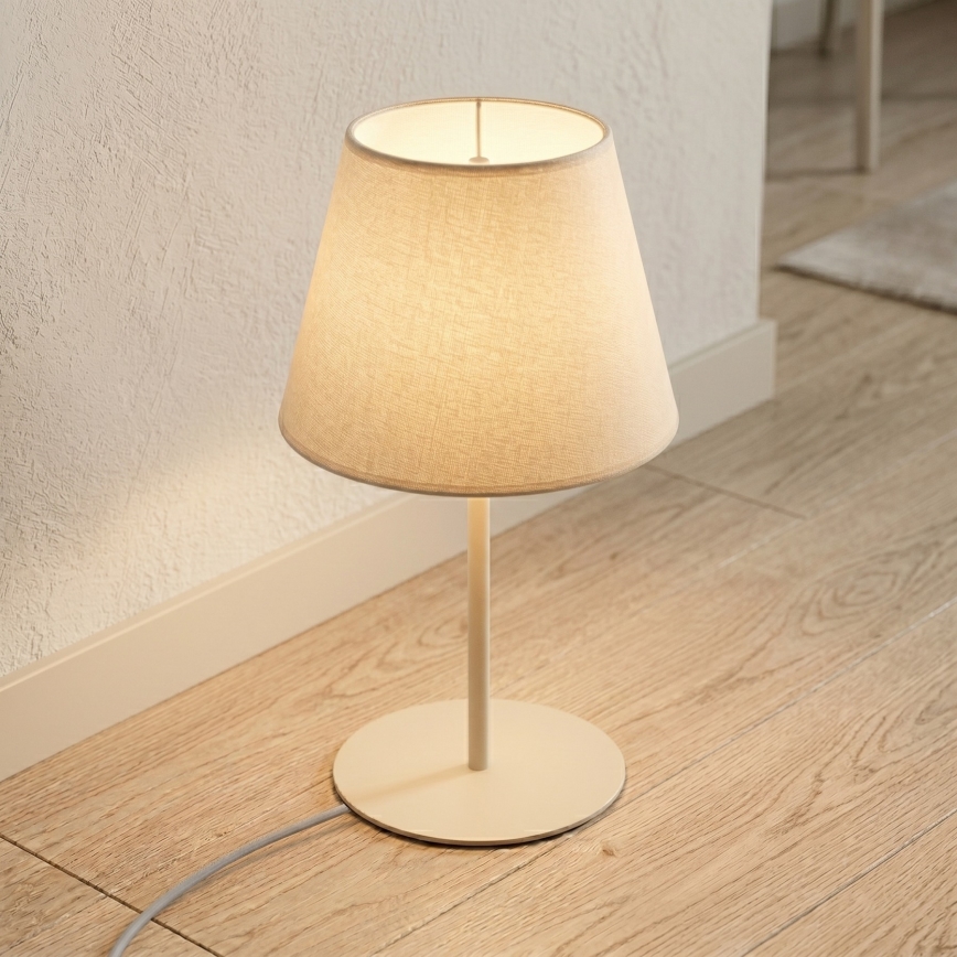 Επιτραπέζιο φωτιστικό ARDEN 1xE27/15W/230V μπεζ