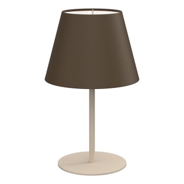 Επιτραπέζιο φωτιστικό ARDEN 1xE27/15W/230V μπεζ/καφέ