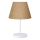 Επιτραπέζιο φωτιστικό AYD 1xE27/40W/230V καφέ/λευκό