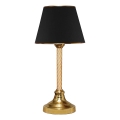 Επιτραπέζιο φωτιστικό AYD 1xE27/40W/230V μαύρο/χρυσό