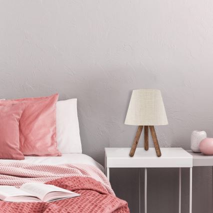 Επιτραπέζιο φωτιστικό AYD 1xE27/60W/230V μπεζ