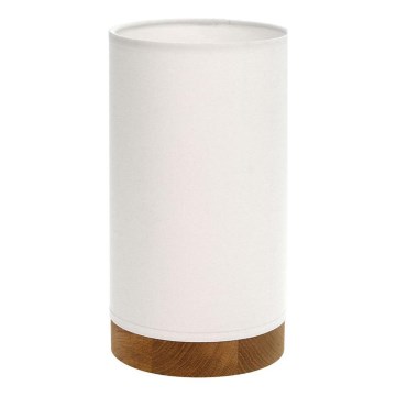 Επιτραπέζιο φωτιστικό FIRE 1xE27/25W/230V δρυς/λευκή δρυς