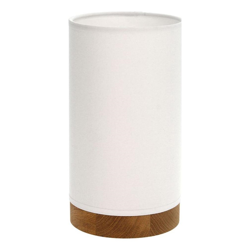 Επιτραπέζιο φωτιστικό FIRE 1xE27/25W/230V δρυς/λευκή δρυς