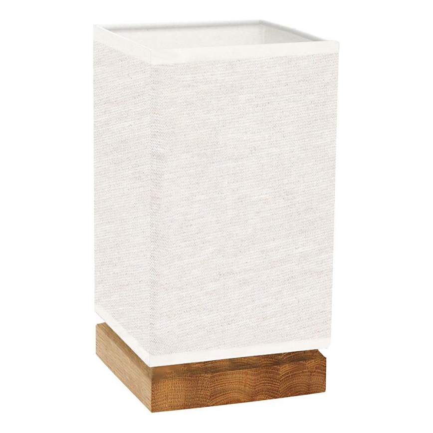 Επιτραπέζιο φωτιστικό FIRE 1xE27/25W/230V δρυς/μπεζ δρυς