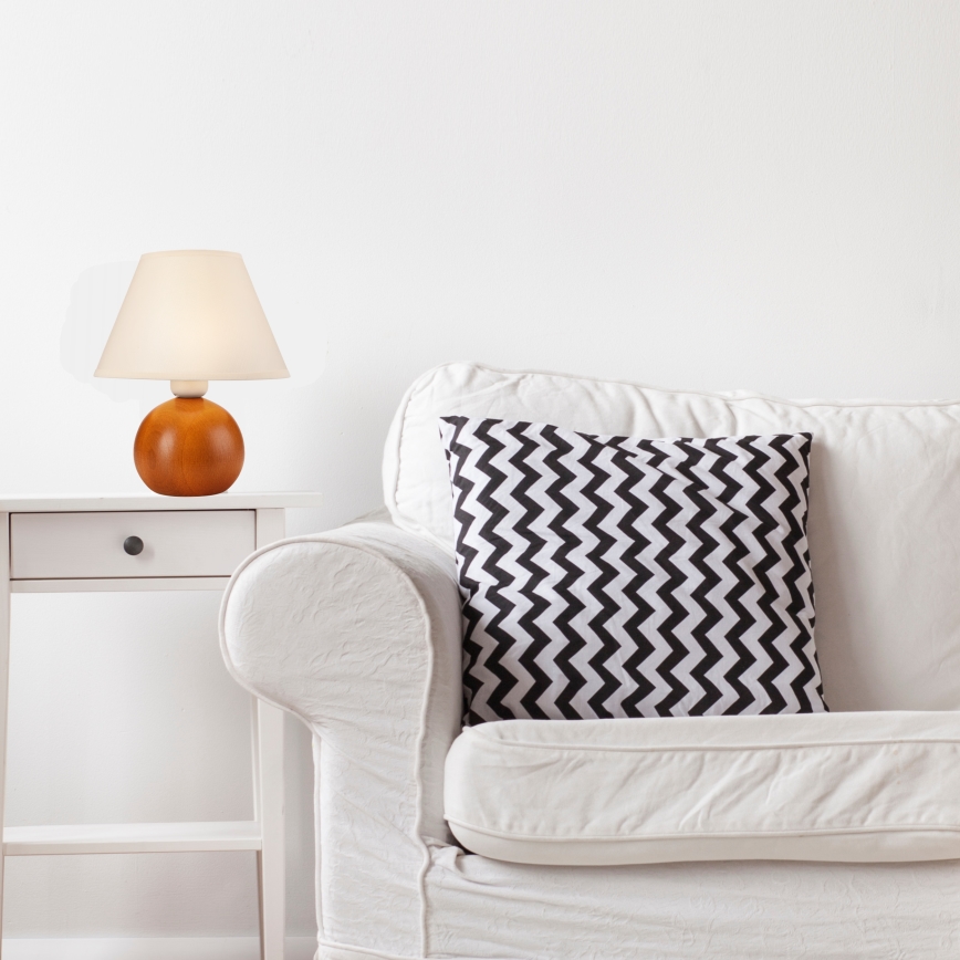 Επιτραπέζιο φωτιστικό JUTA 1xE27/60W/230V οξιά