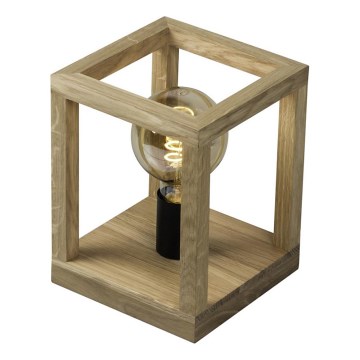 Επιτραπέζιο φωτιστικό KAGO 1xE27/60W/230V σε ματ χρώμα δρυός