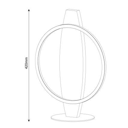 Επιτραπέζιο φωτιστικό LED MELISA LED/10W/230V, σε φινίρισμα πεύκου