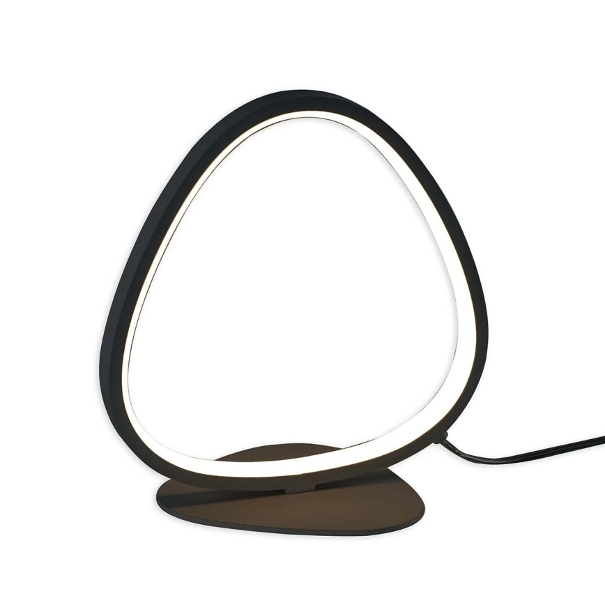 Επιτραπέζιο φωτιστικό LED PETRA LED/12W/230V 4000K μαύρο