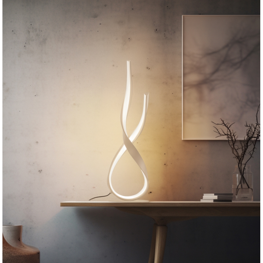 Επιτραπέζιο φωτιστικό LED RIBBON LED/21W/230V μπεζ