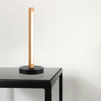 Επιτραπέζιο φωτιστικό LED VERDE LED/10W/230V 3000K δρυς/μαύρο