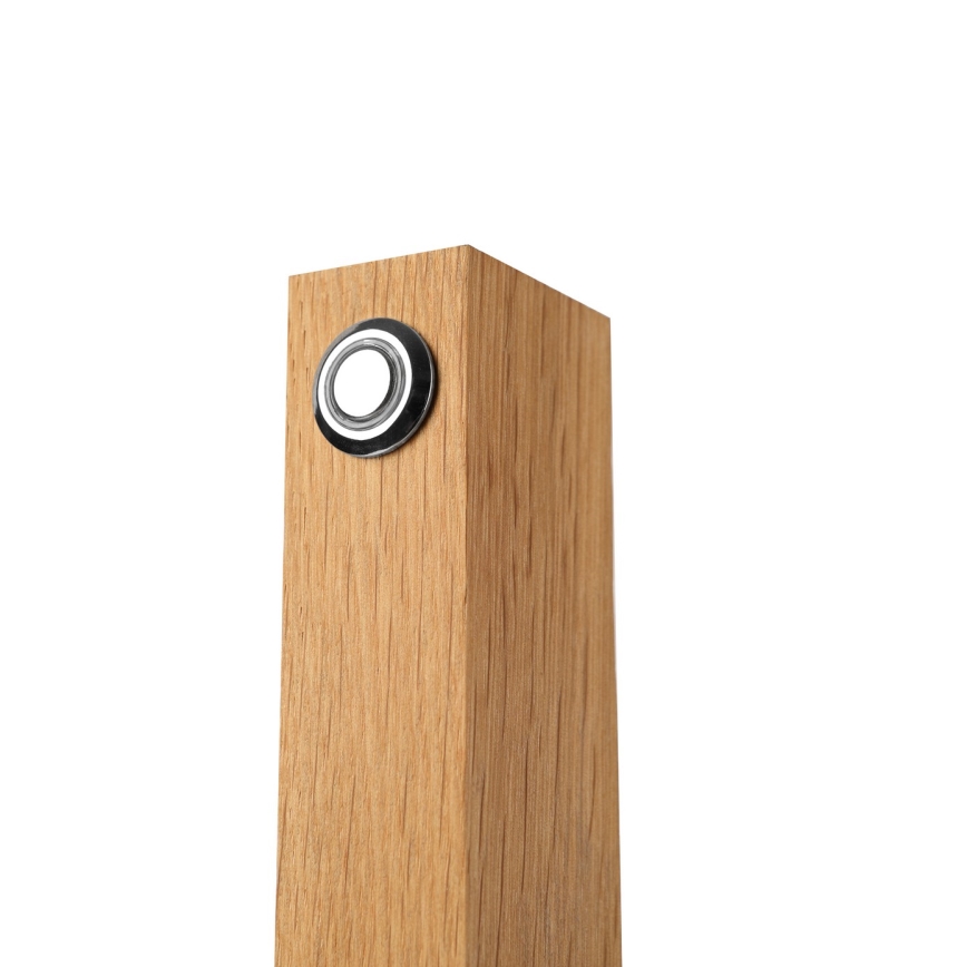 Επιτραπέζιο φωτιστικό LED VERDE LED/10W/230V 3000K δρυς/μαύρο