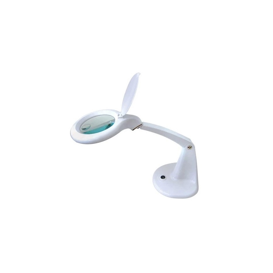 Επιτραπέζιο φωτιστικό LED με μεγεθυντικό φακό LED/6,5W/230V λευκό