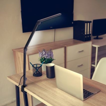 Επιτραπέζιο φωτιστικό LED ντιμαριζόμενο TENUIX FOLD LED/20W/230V 3000-6500K μαύρο