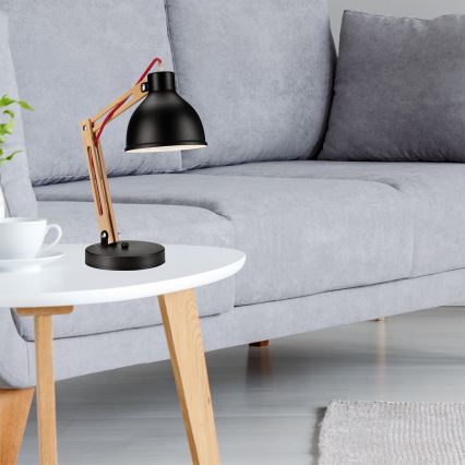 Επιτραπέζιο φωτιστικό MARCELLO 1xE27/60W/230V οξιά