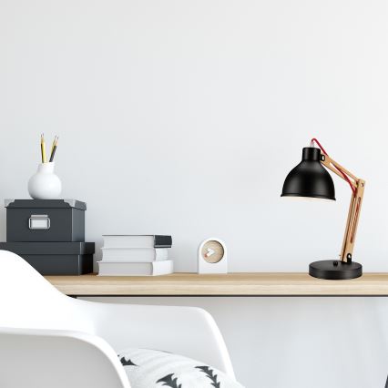 Επιτραπέζιο φωτιστικό MARCELLO 1xE27/60W/230V οξιά