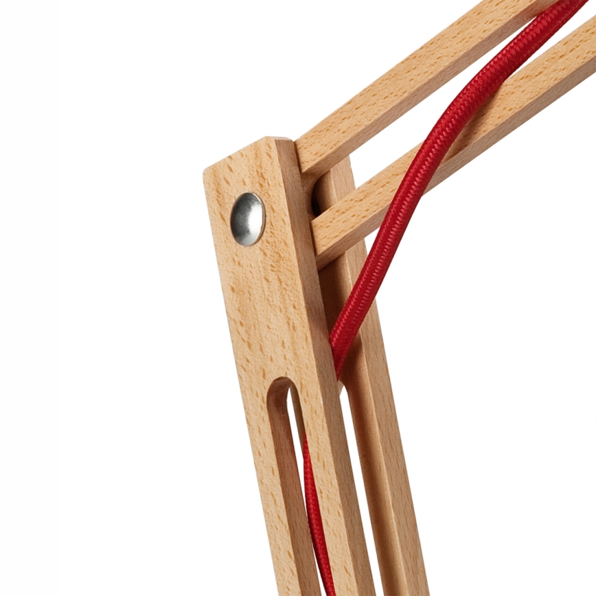 Επιτραπέζιο φωτιστικό MARCELLO 1xE27/60W/230V οξιά