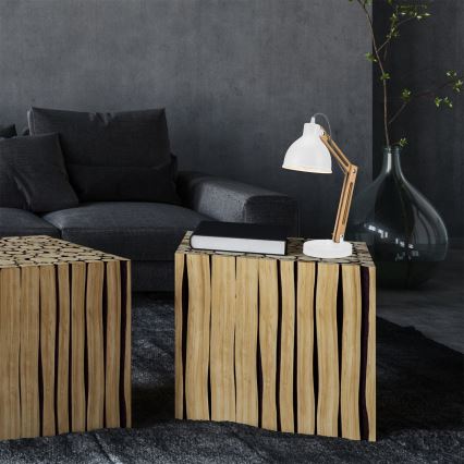 Επιτραπέζιο φωτιστικό MARCELLO 1xE27/60W/230V οξιά