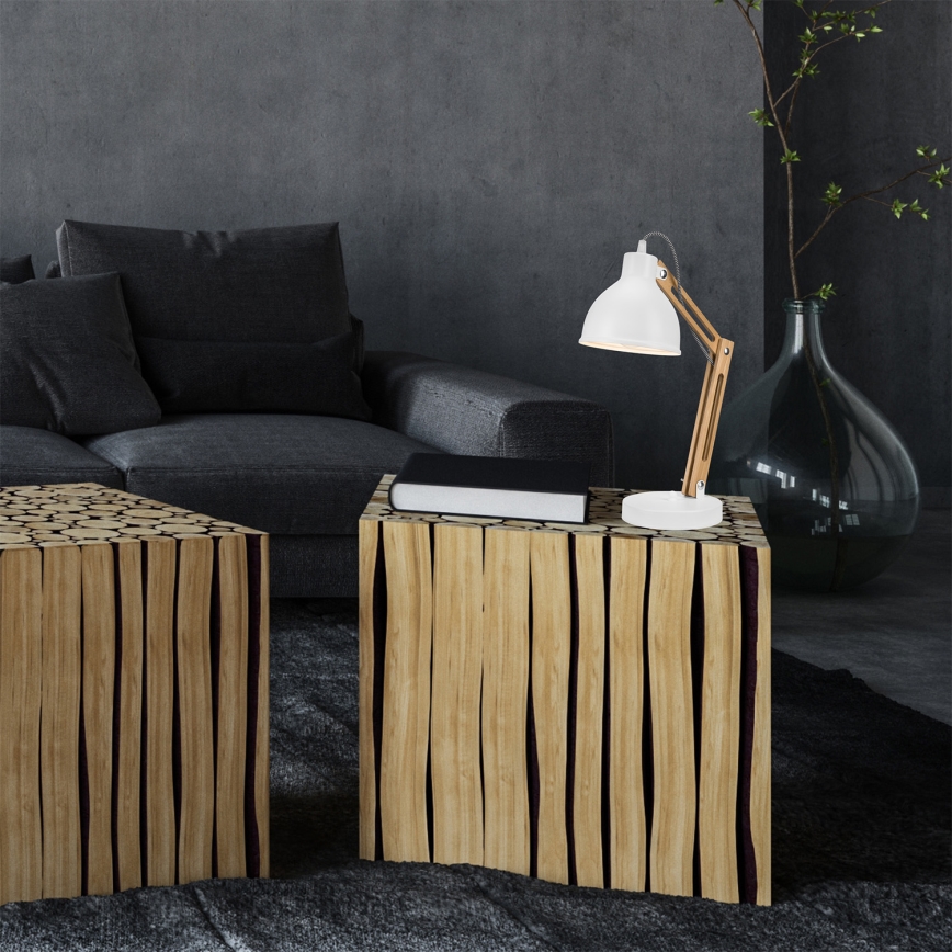 Επιτραπέζιο φωτιστικό MARCELLO 1xE27/60W/230V οξιά