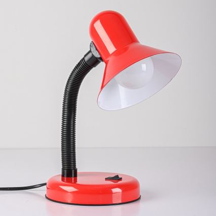 Επιτραπέζιο φωτιστικό MENTOR 1xE27/15W/230V κόκκινο