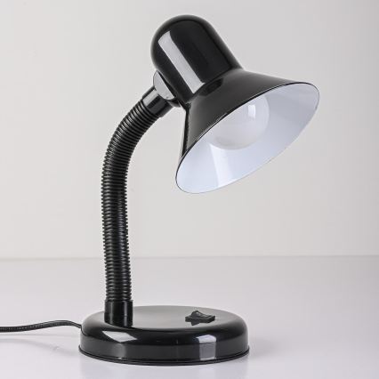 Επιτραπέζιο φωτιστικό MENTOR 1xE27/15W/230V μαύρο