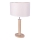 Επιτραπέζιο φωτιστικό MERCEDES 1xE27/40W/230V 60 cm κρεμ/δρυς