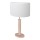 Επιτραπέζιο φωτιστικό MERCEDES 1xE27/40W/230V 60 εκ. λευκό/δρυς