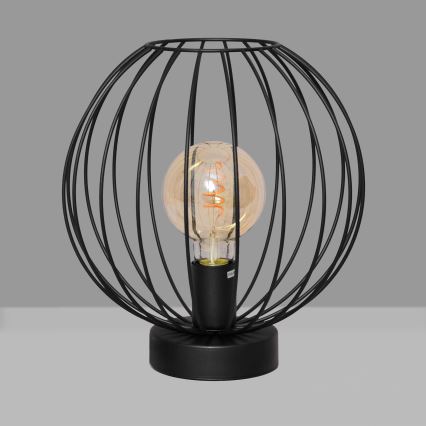 Επιτραπέζιο φωτιστικό MERCURE 1xE27/15W/230V μαύρο
