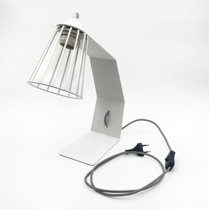Επιτραπέζιο φωτιστικό NANDO 1xE27/15W/230V λευκό