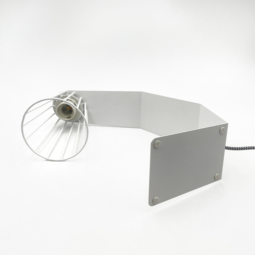 Επιτραπέζιο φωτιστικό NANDO 1xE27/15W/230V λευκό