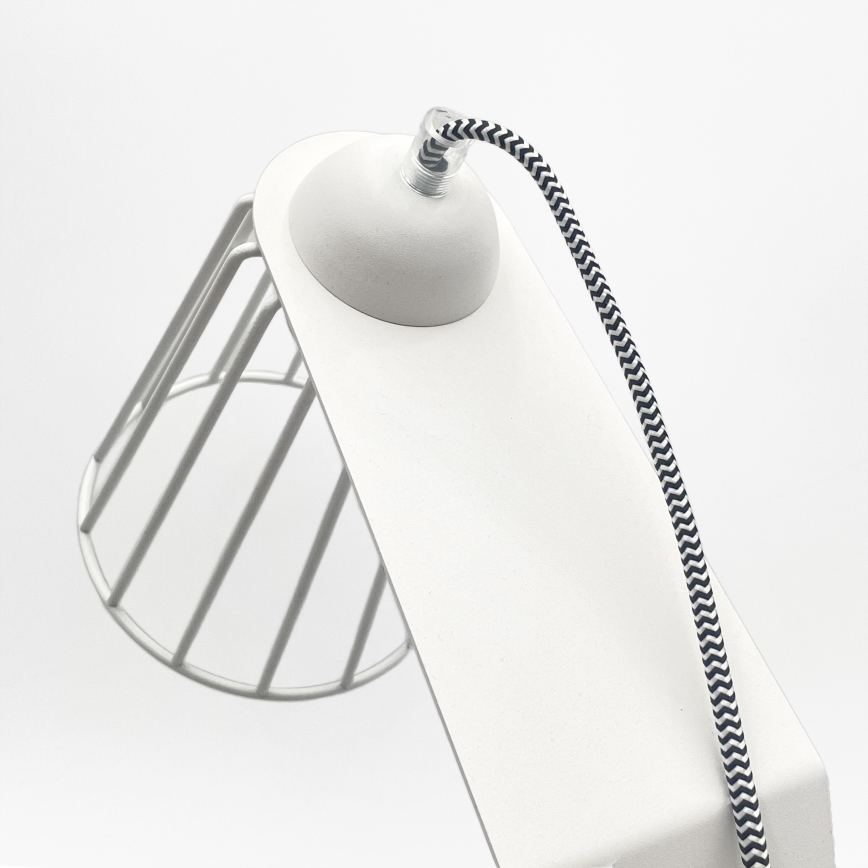 Επιτραπέζιο φωτιστικό NANDO 1xE27/15W/230V λευκό