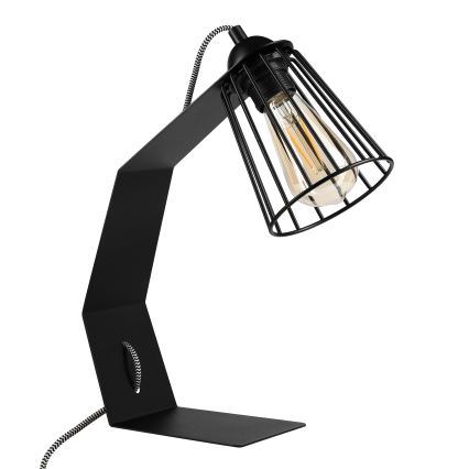 Επιτραπέζιο φωτιστικό NANDO 1xE27/15W/230V μαύρο