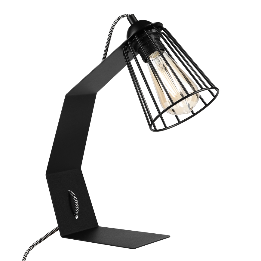 Επιτραπέζιο φωτιστικό NANDO 1xE27/15W/230V μαύρο
