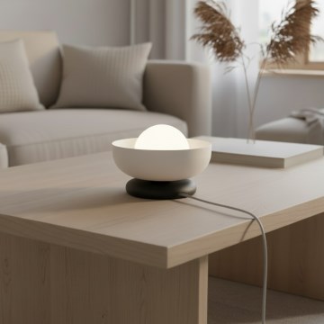 Επιτραπέζιο φωτιστικό OZZY 1xG9/8W/230V λευκό