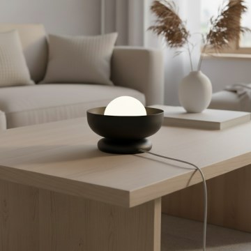 Επιτραπέζιο φωτιστικό OZZY 1xG9/8W/230V μαύρο