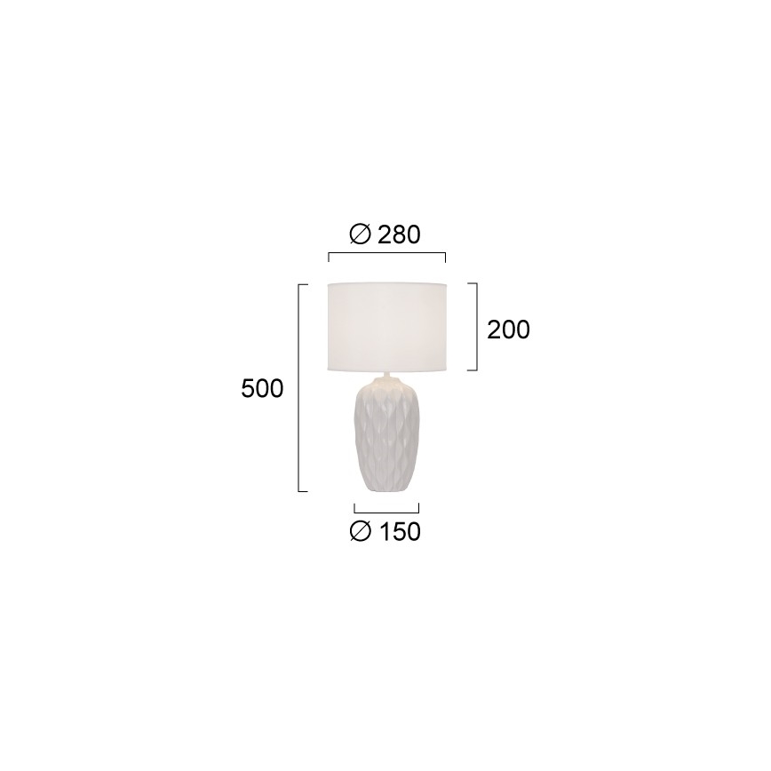 Επιτραπέζιο φωτιστικό PINEAPLE 1xE27/40W/230V λευκό
