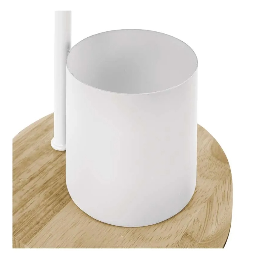 Επιτραπέζιο φωτιστικό POPPY 1xE27/25W/230V λευκό