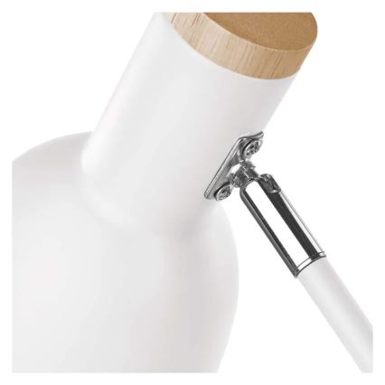 Επιτραπέζιο φωτιστικό POPPY 1xE27/25W/230V λευκό