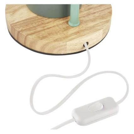 Επιτραπέζιο φωτιστικό POPPY 1xE27/25W/230V πράσινο