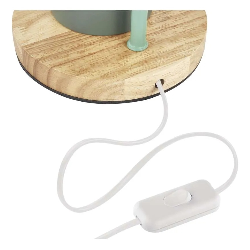 Επιτραπέζιο φωτιστικό POPPY 1xE27/25W/230V πράσινο