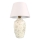 Επιτραπέζιο φωτιστικό RAMZES 1xE27/40W/230V λευκό/κρεμ